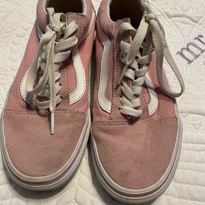 Baby pink old skool vans